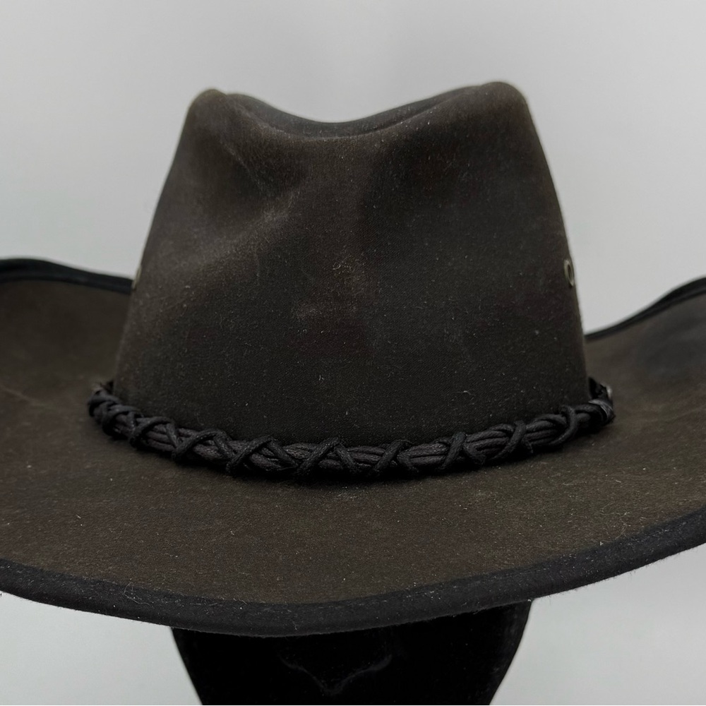 Outback Trading “Bootlegger” Brown Oilskin Hat 1484-BRN Men’s Small S NWOB *READ - Picture 5 of 11